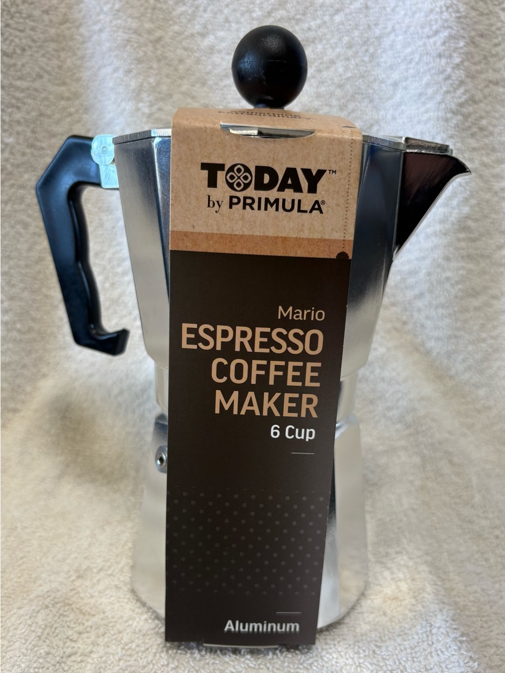 Today by Primula Aluminum Expresso Coffee Maker Brews of to 6 Shots of Expresso